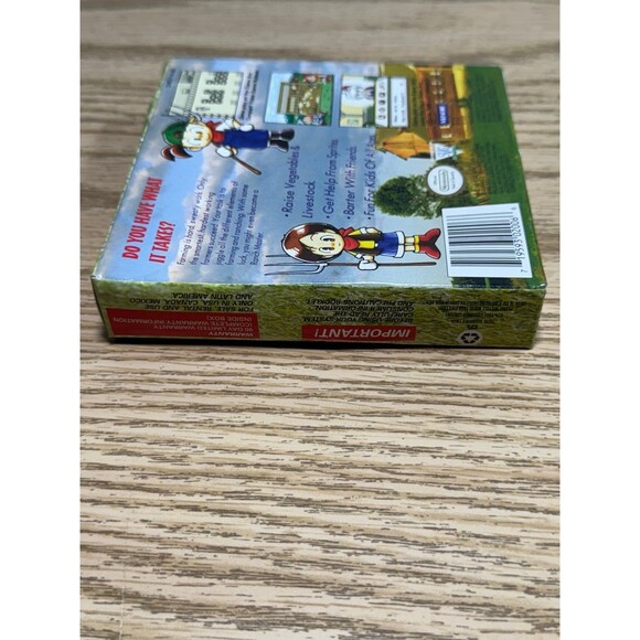 Harvest Moon Nintendo Game Boy GB 1998 Cardboard BOX ONLY READ - Picture 10 of 10